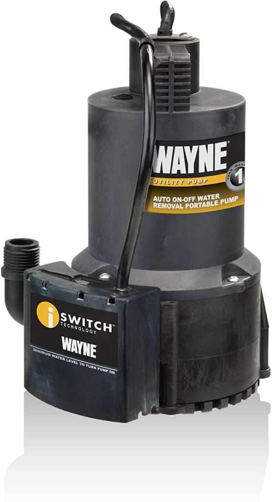 Wayne Automatic ON/OFF Electric Water Removal Pump